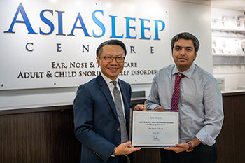 Dr Kenny Pang with Dr Snehal Shah
