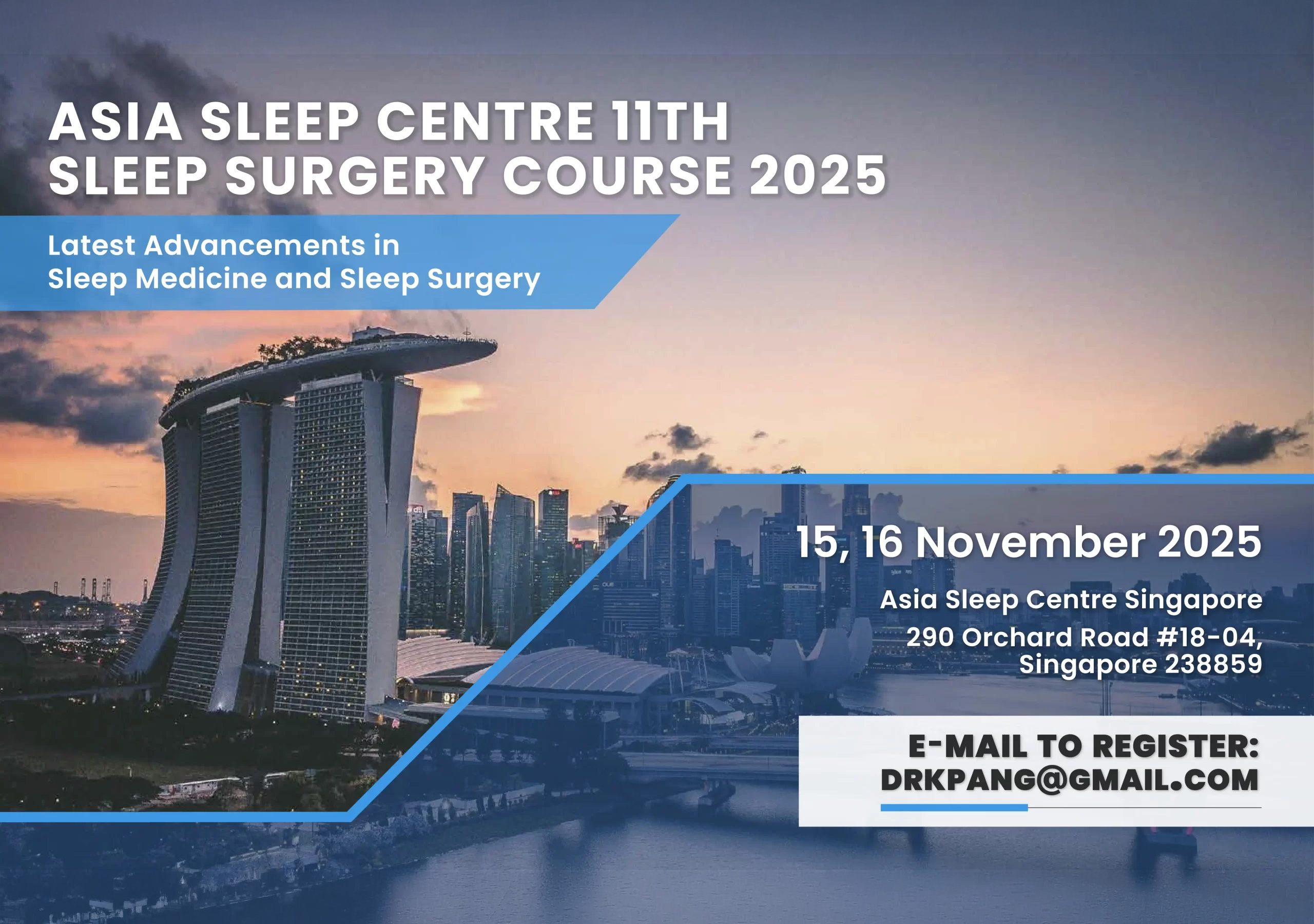 Asia Sleep Centre 12th Sleep Surgery Course 2026​